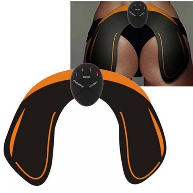 Hip Trainer Beautiful Buttocks Ems Vibration Massage Up Black