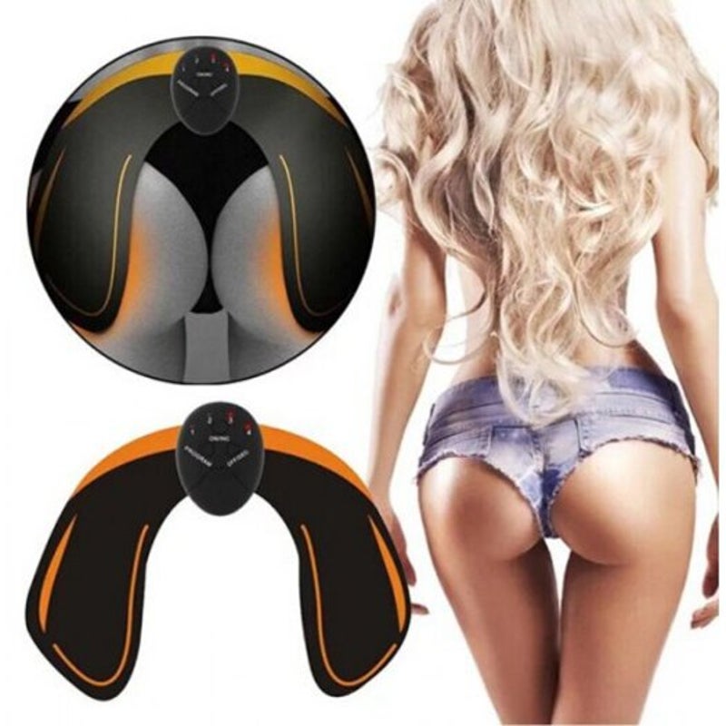 Hip Trainer Beautiful Buttocks Ems Vibration Massage Up Black