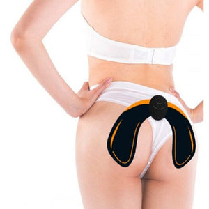 Hip Trainer Beautiful Buttocks Ems Vibration Massage Up Black