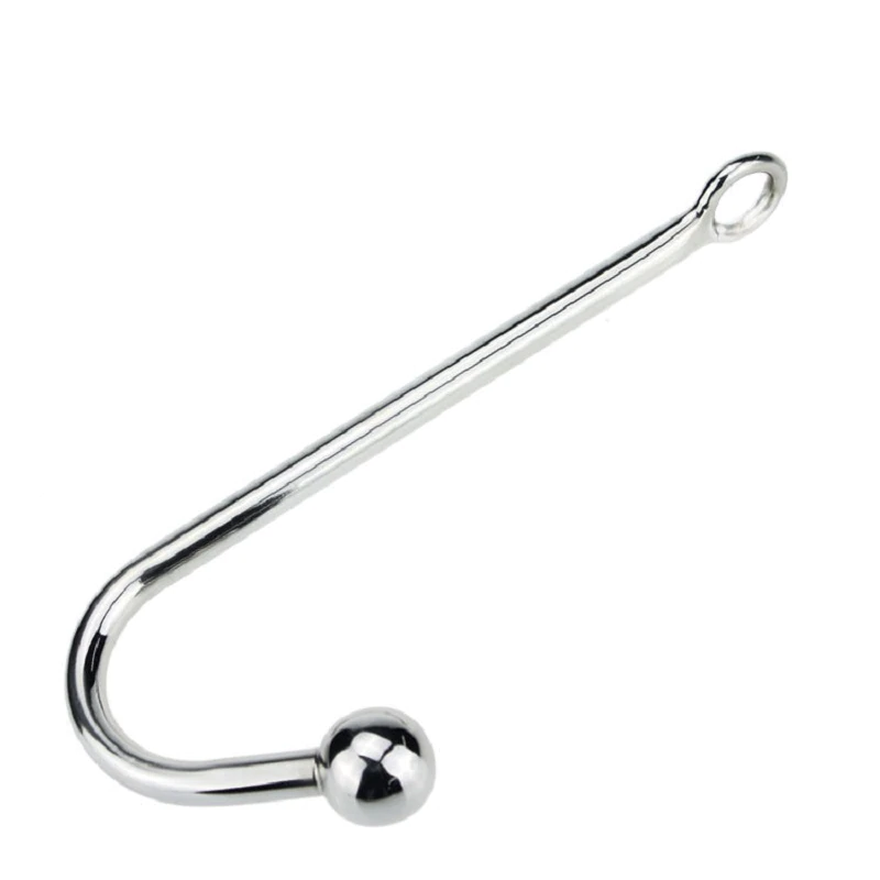 Stainless Steel Anal Hook Ball O Ring Bondage Kink Bdsm Fetish Restraint