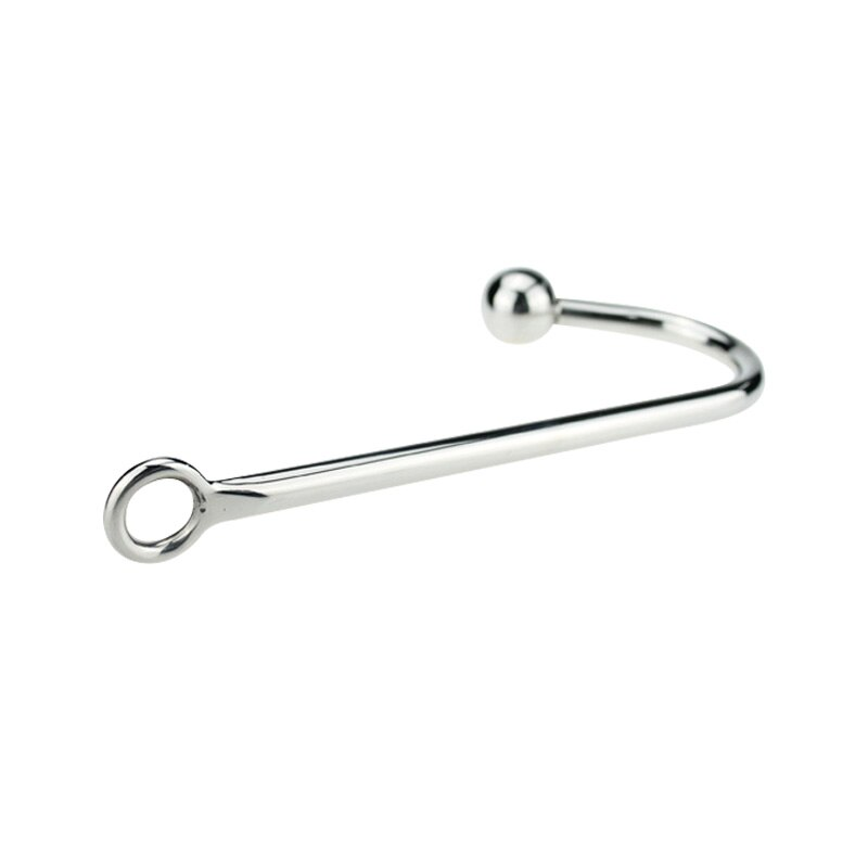 Stainless Steel Anal Hook Ball O Ring Bondage Kink Bdsm Fetish Restraint