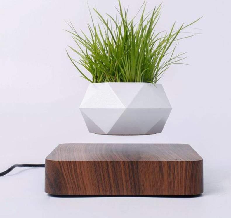 Levitating Pot Bonsai Magnetic Floating Rotating Plant