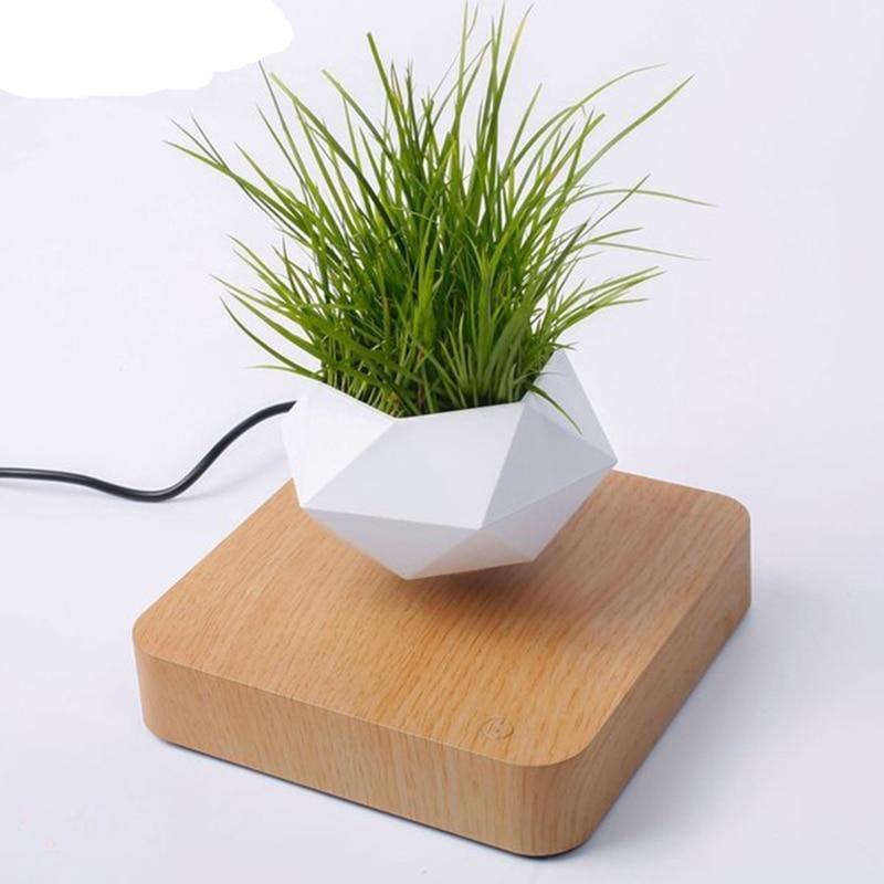 Levitating Pot Bonsai Magnetic Floating Rotating Plant