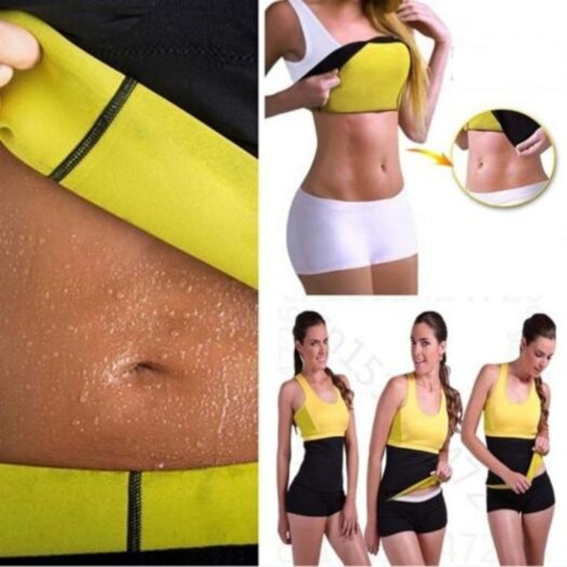 Neoprene Thermal Slimming Waist Belt Women Black M