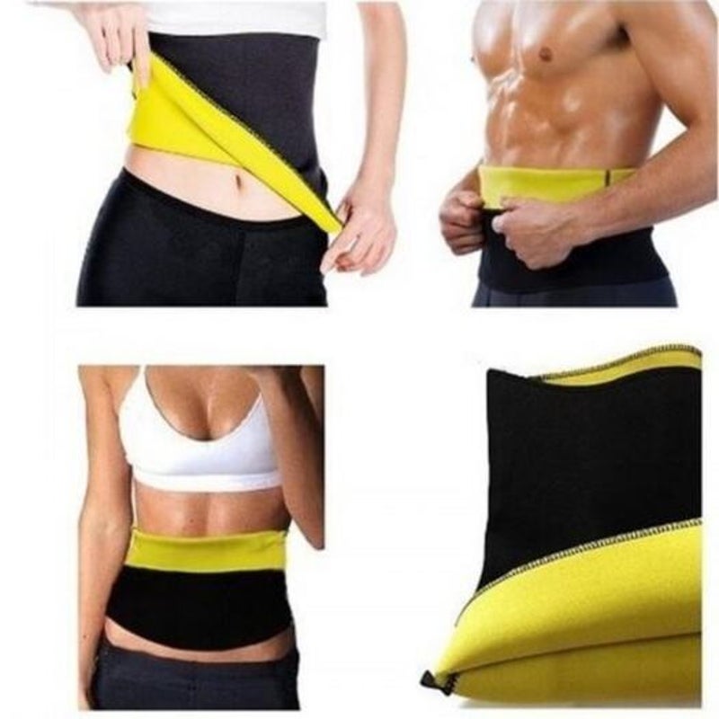 Neoprene Thermal Slimming Waist Belt Women Black M