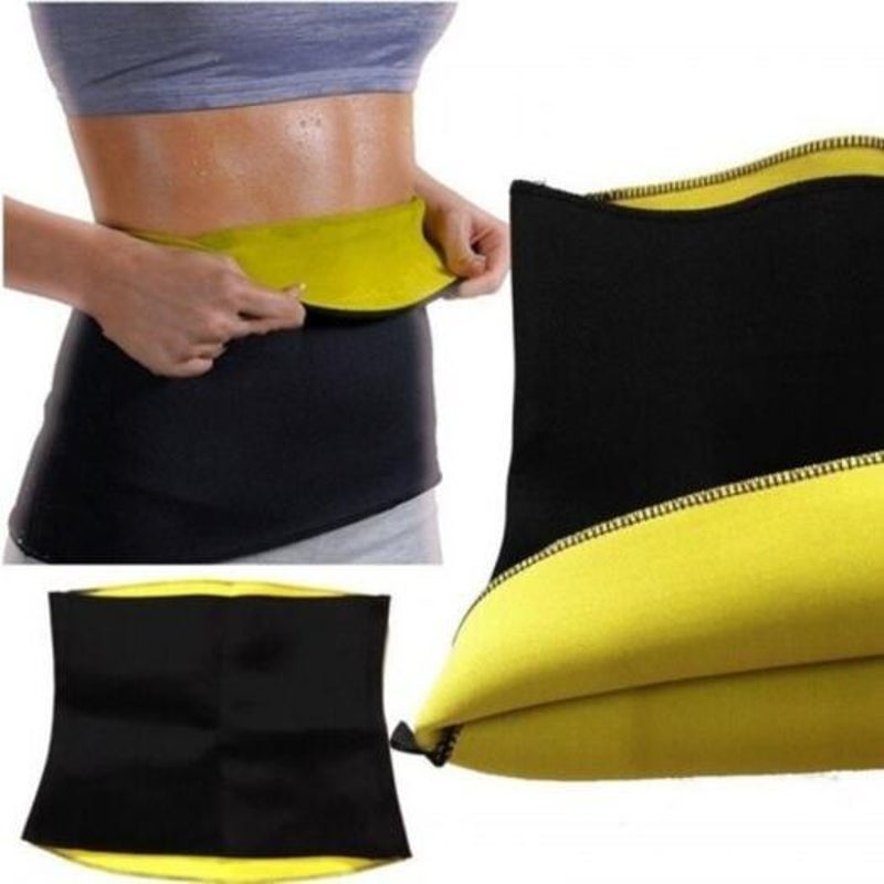 Neoprene Thermal Slimming Waist Belt Women Black M