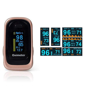 Household Finger Pulse Oximeter Lightweight Portable Spo2 Monitor Heartbeat Saturation Product Sleep Monitoring