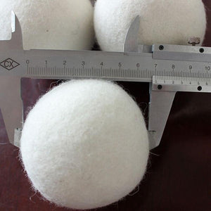 6Pcs 6Cm Wool Tumble Dryer Anti Static Balls Reusable Laundry Accessories