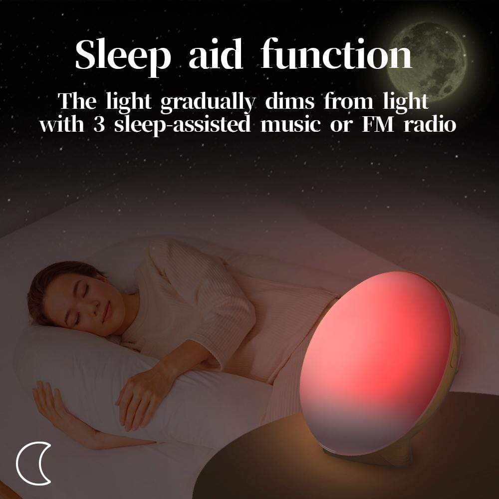 Elliptical Sunrise Alarm Clock Night Light