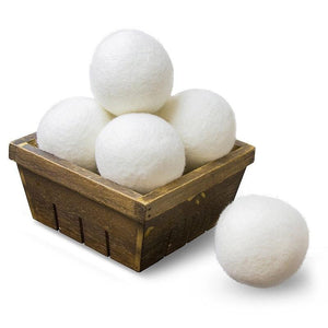 6Pcs 6Cm Wool Tumble Dryer Anti Static Balls Reusable Laundry Accessories