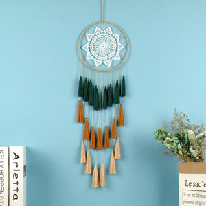 Dreamcatcher With Lace And Tassels Boho Wall Hanging Art Home Decor