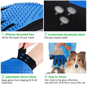 Pet Dog Cat Grooming Cleaning Magic Glove Hair For Dirt Remover Deshedding Brush