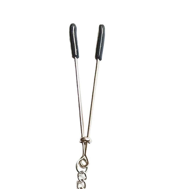 House Of Dasein Chain Nipple Clamps Adjustable Breast Play Bondage Kink Bdsm Fetish Restraints