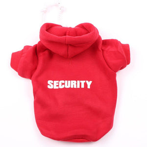 Dog Hoodie Security Design