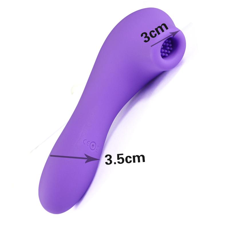 Clitoral Suction 12 Speed Double Sucking Vibrator Bdsm