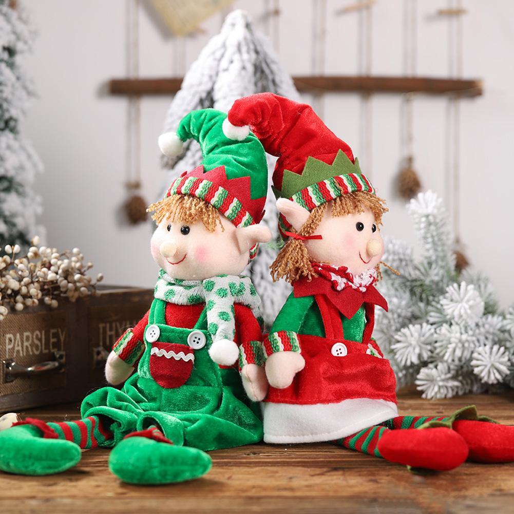 48Cm Cute Christmas Elf Soft Toy Decoration