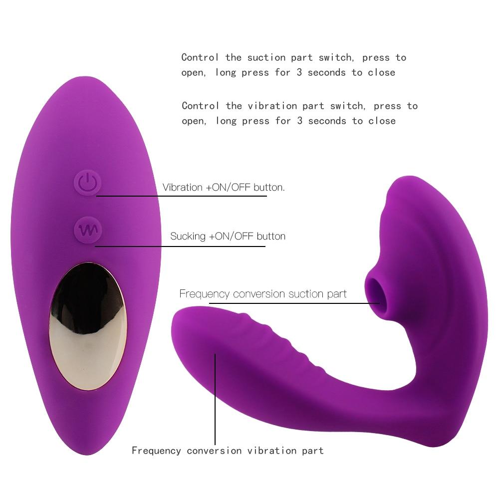 Sucking Clitoris Vibrator Suction Gspot Oral Stimulator Sex Toys Women