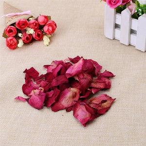 Red Dried Rose Petals Home Luxury Self Care Romantic Decorations