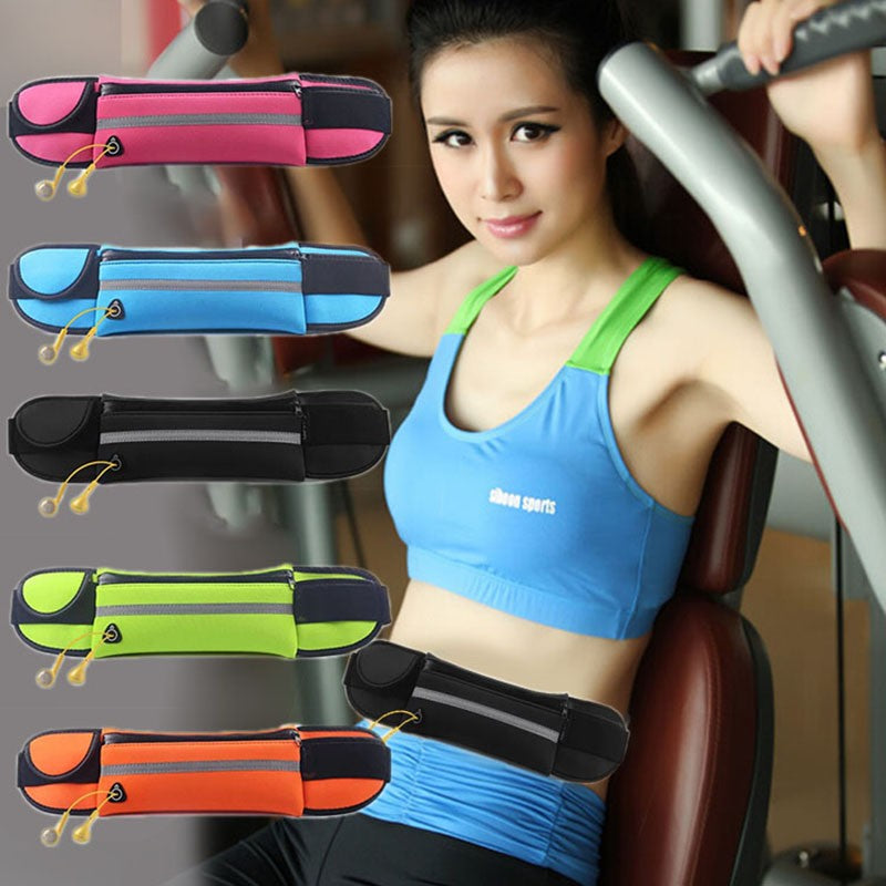 Running Bum Bag Fanny Pack Travel Waist Bags Money Zip Belt Pouch Sports Wallet