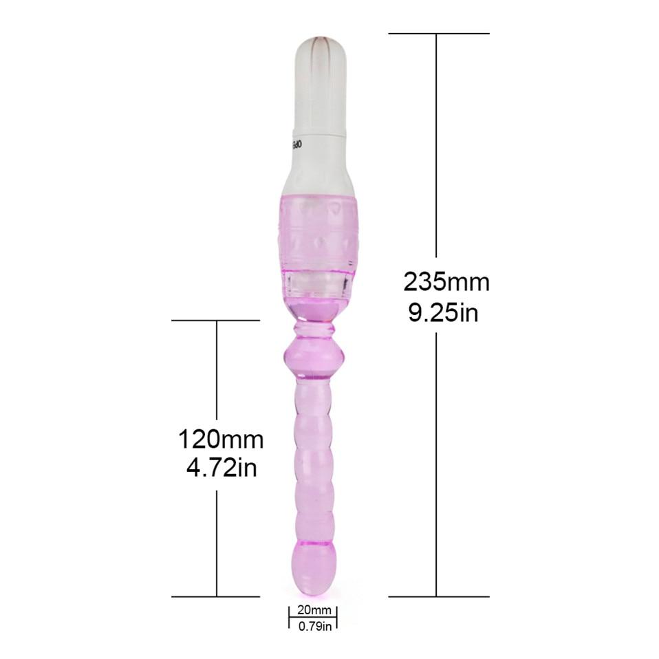 House Of Dasein Silicone Jelly Anal Beads Vibrator Butt Plug Bdsm Flexible Waterproof