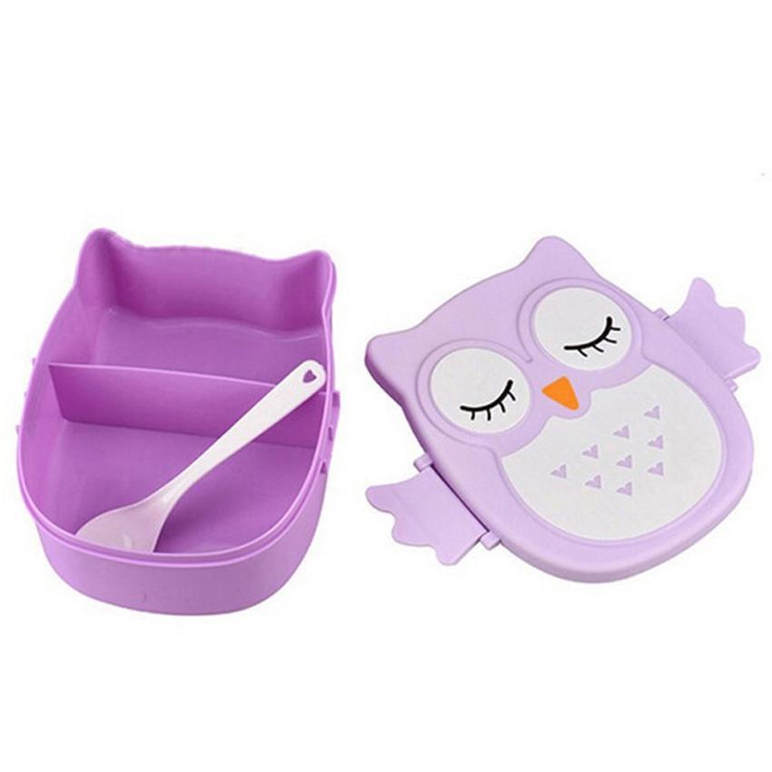 Kawaii Cute Owl Microwave Bento Container Lunch Box