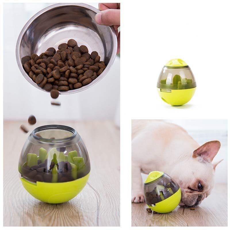 Iq Interactive Food Dispensing Pet Toy