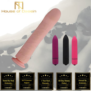 House Of Dasein Huge Soft Silicone Dildo 26Cm Flexible Vibrator