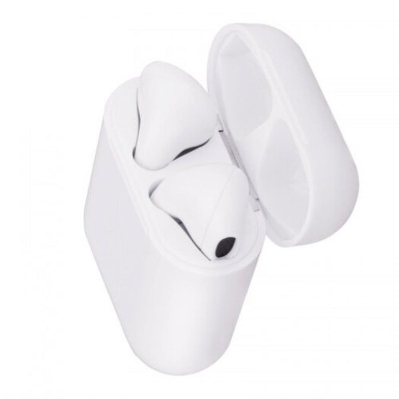 I12 Wireless Bluetooth Earbuds Mini Earphones White