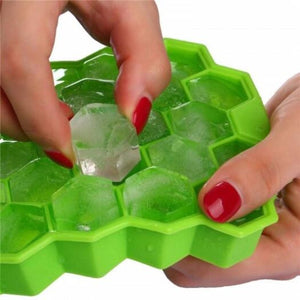 Ice Block Mold With Cover Green