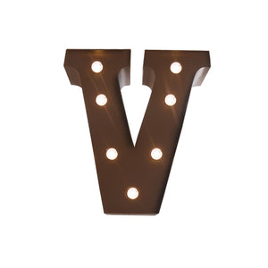 Led Metal Letter Lights Free Standing Decorative Alphabet Lighting