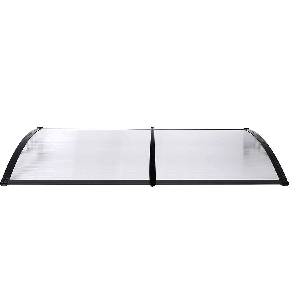 Mountview Door Awning Outdoor 1M X 2.4M Transparent 1X2.4M