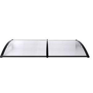 Mountview Door Awning Outdoor 1M X 2.4M Transparent 1X2.4M