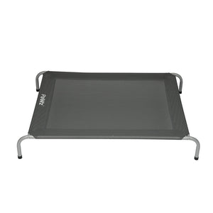 Pawz Elevated Trampoline Pet Bed Dog L Grey Large