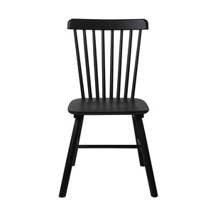 Levede 2X Dining Chairs Kitchen Winsor Black