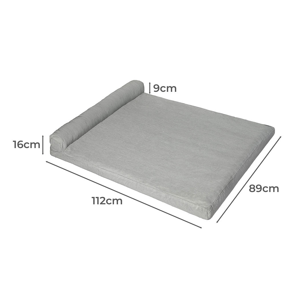 Pawz Pet Bed Chew Proof Memory Foam Xl Large