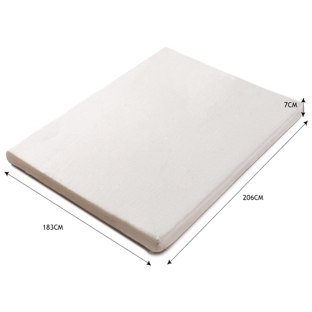 Dreamz 7Cm Memory Foam Bed Mattress King