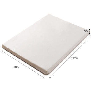 Dreamz 7Cm Memory Foam Bed Mattress King
