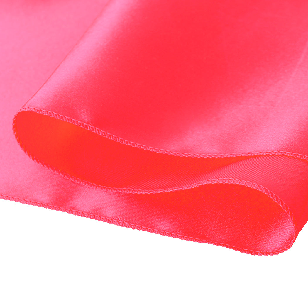 50X Satin Chair Sashes Cloth Cover Wedding Coral