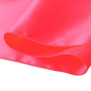 50X Satin Chair Sashes Cloth Cover Wedding Coral