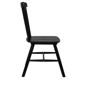 Levede 2X Dining Chairs Kitchen Winsor Black