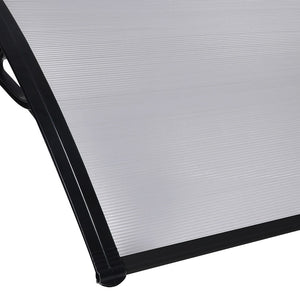 Mountview Door Awning Outdoor 1M X 2.4M Transparent 1X2.4M