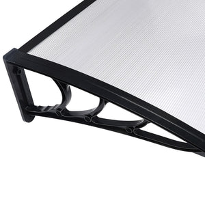 Mountview Door Awning Outdoor 1M X 2.4M Transparent 1X2.4M