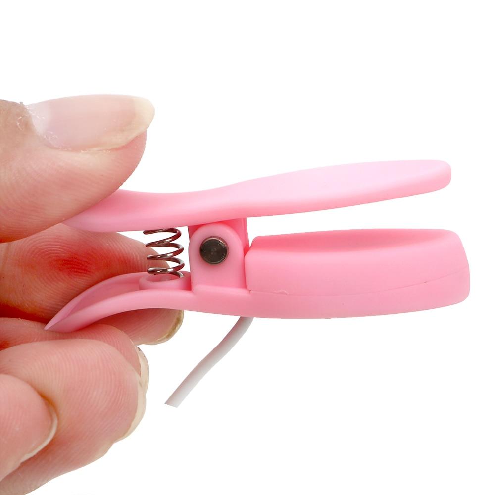 Vibrating Nipple Clamps Silicone Vibrators Bdsm Breast Clips