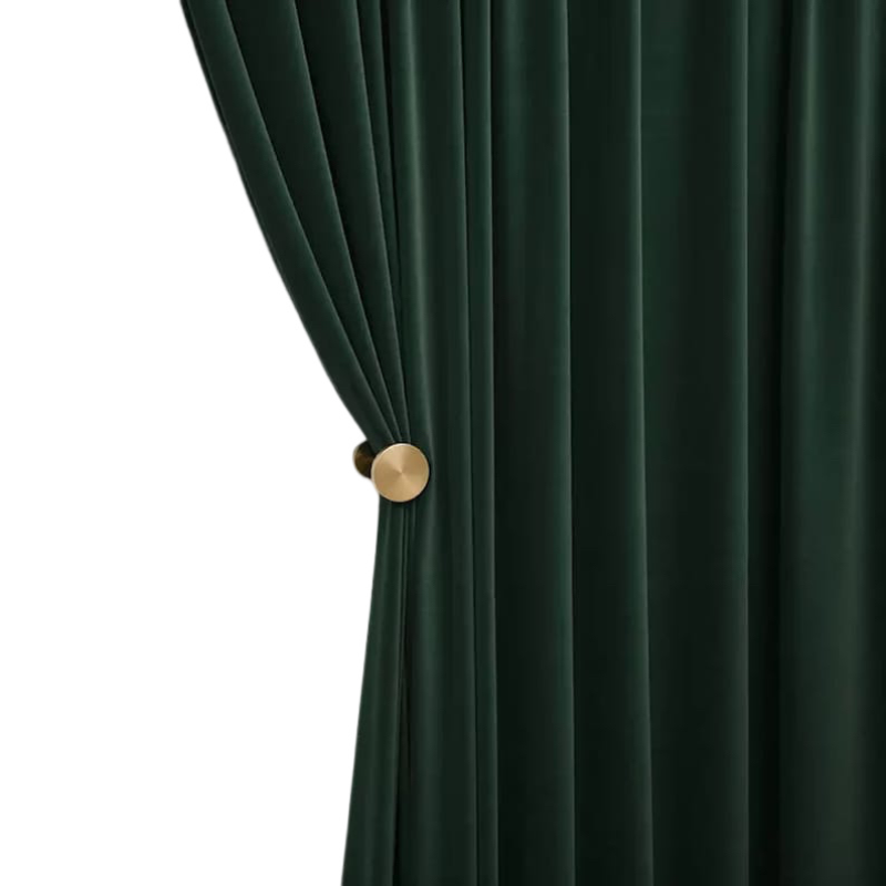 250 Centimetre Green High Quality Modern Velvet Blackout Curtains For Living Room Bedroom Dining Luxury Drape