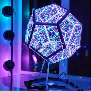 Infinite Dodecahedron Led Colourful Table Lamp