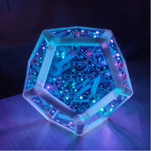 Infinite Dodecahedron Led Colourful Table Lamp