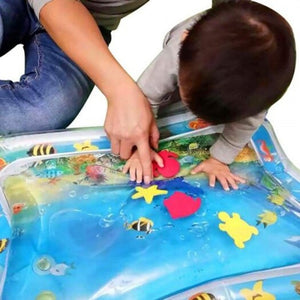 Inflatable Tummy Time Premium Water Mat For Infants Toddler Multi A