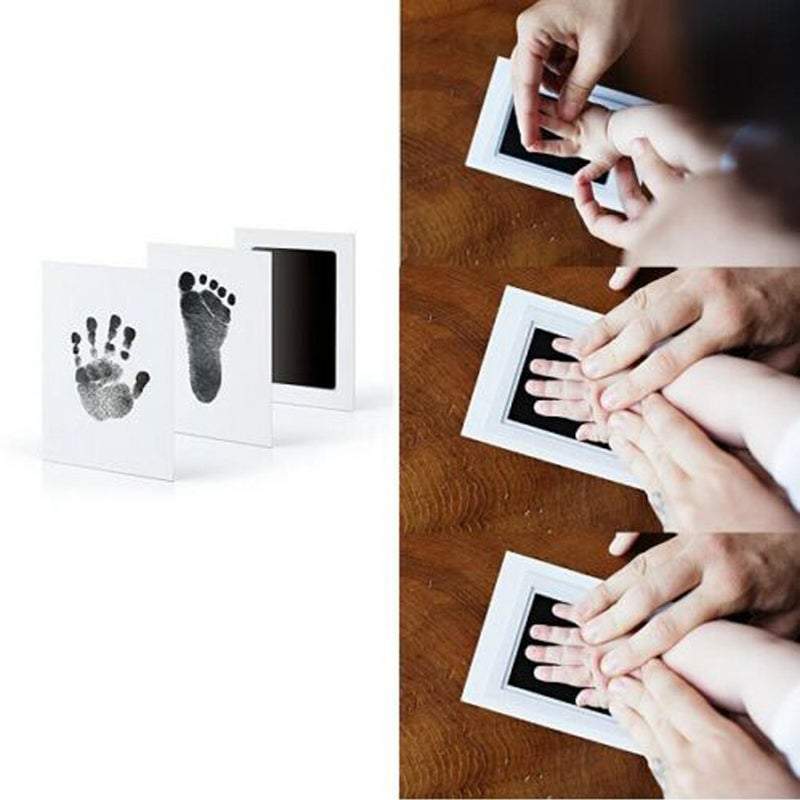 Growth Charts Inkless Baby Keepsake Kit Hand Foot Print