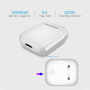 Inpods 12 Wireless Bluetooth 5.0 Hifi Headphones Pop Up Touch Earbuds For All Smart Phone Headset White