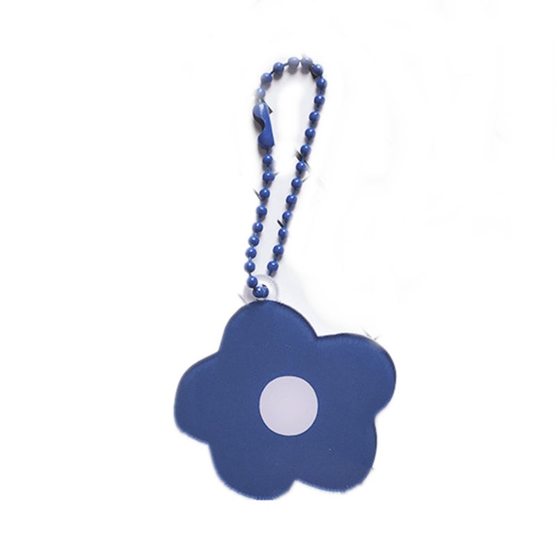 5Pcs Cute Cartoon Flower Acrylic Charm Key Chain Pendant Jewelry Decoration